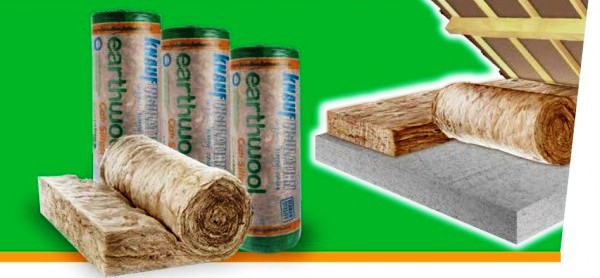 Knauf Earthwool 044 Çatı Şiltesi - Camyünü Levha Şilte