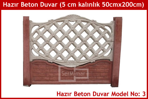 Hazır Beton Bahçe Duvarı - Hazır Beton Bahçe Duvarı